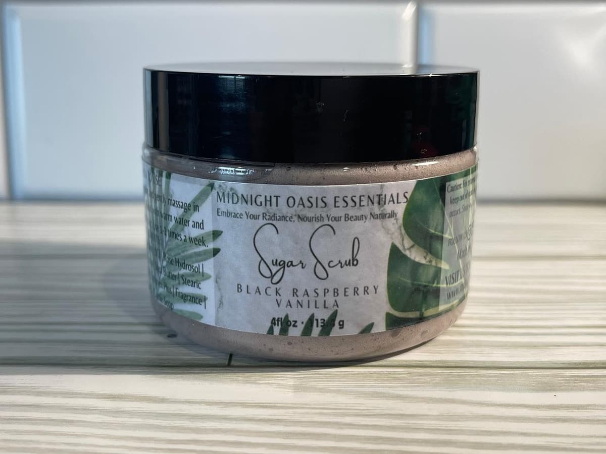 Black Raspberry Vanilla Sugar Scrub