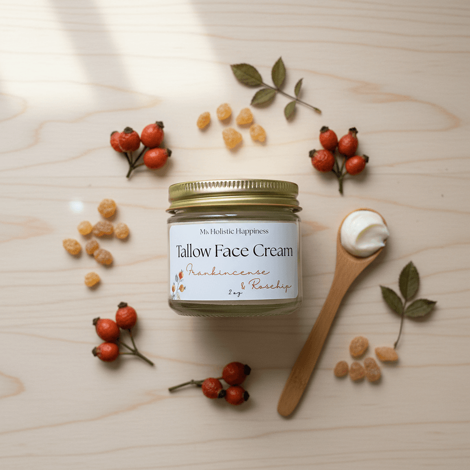 Tallow Face Cream with Frankincense & Rosehip