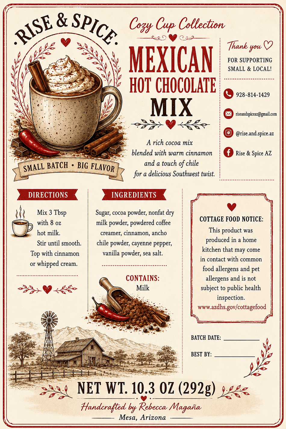 Mexican Hot Chocolate Mix