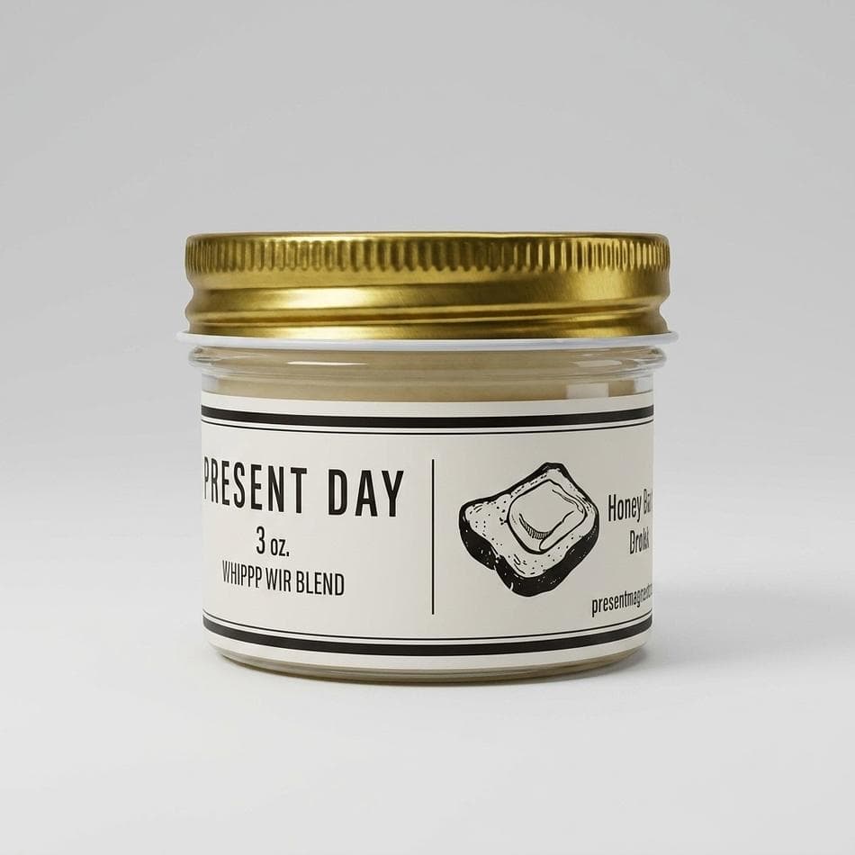 Bakery Scented Candle Travel Tin, Honey & Butter Bread, Coconut Wax Blend, Cozy Kitchen Aroma, 3 oz, 15+ Hr Burn