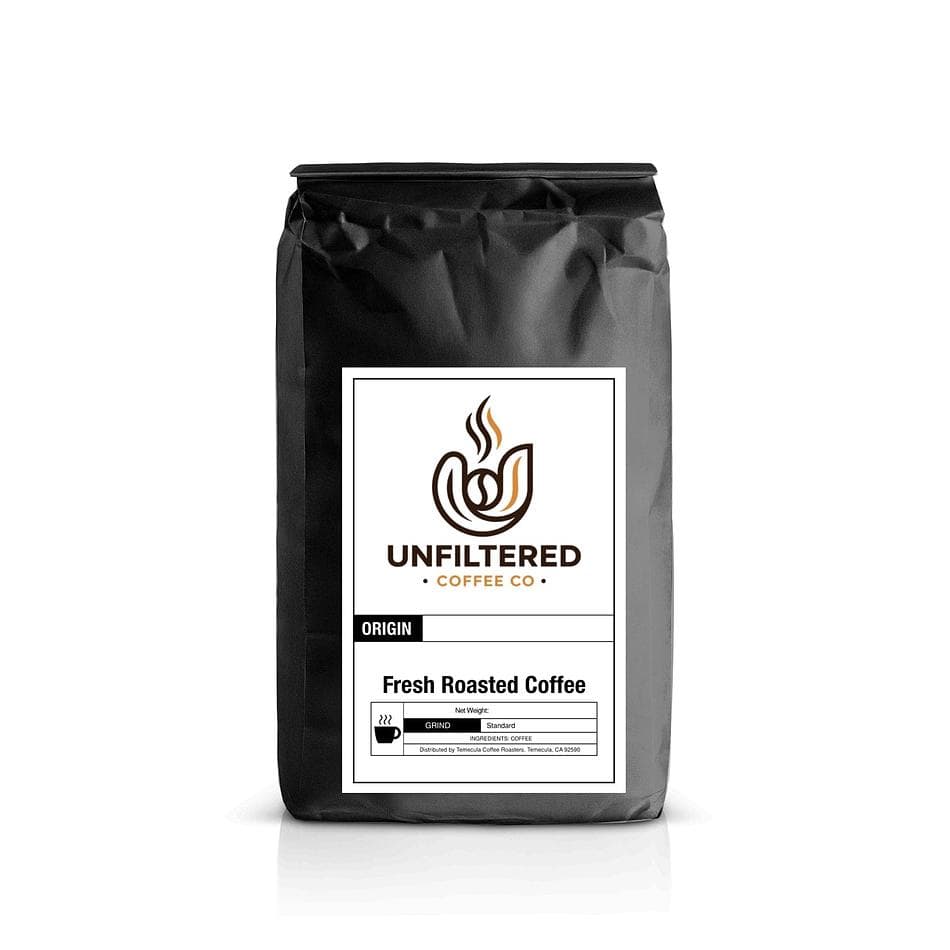 Single Origin Coffee Beans, Papua New Guinea Bourbon & Typica, Medium Roast, Caramel & Honey Notes, 12 oz Bag