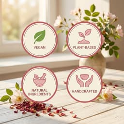 Wild Rose Infused White Casholate Chocolate with Petals | Vegan & Plant-based-4