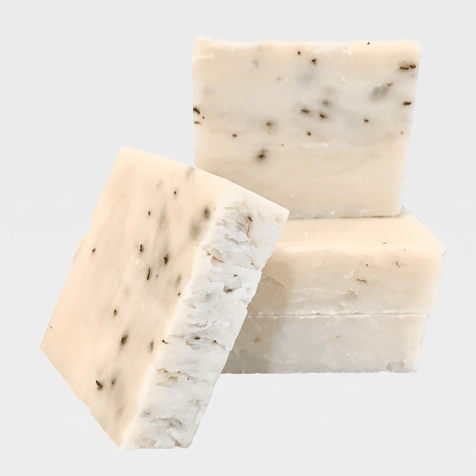 Vegan Bar Soap, Eucalyptus & Tea Tree with Hemp Oil, Clarifying Cleanse, 4-Bar Pack