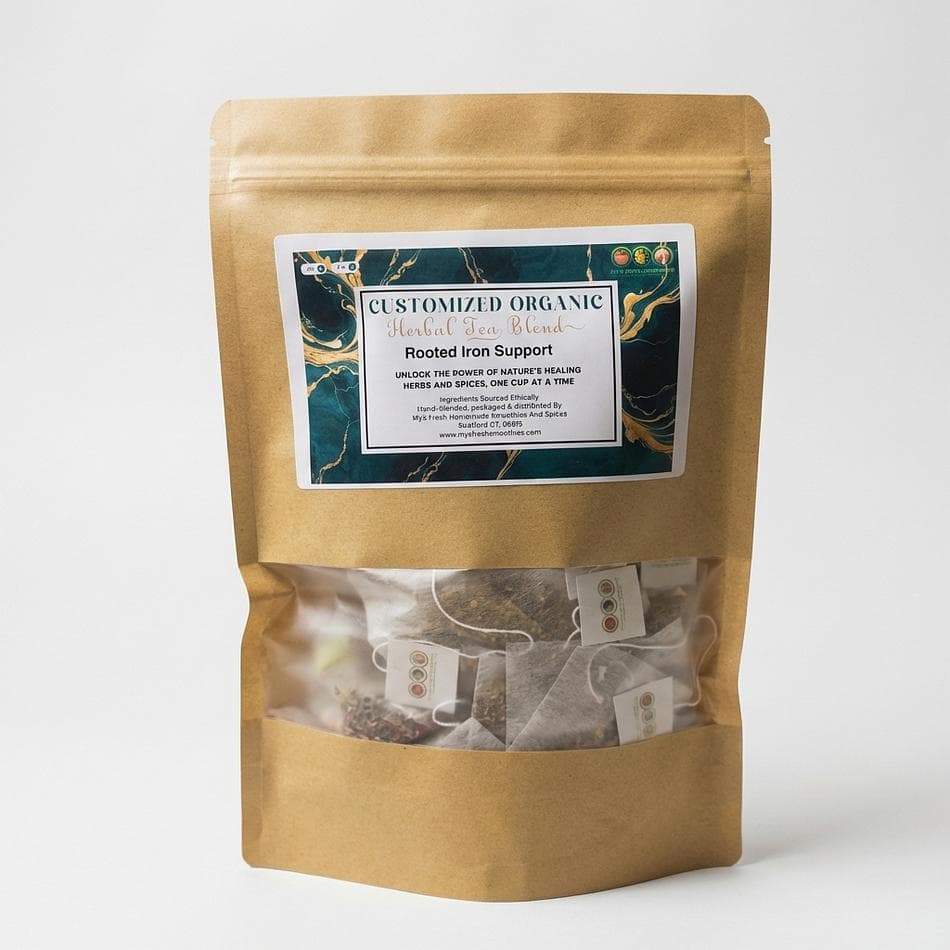 Rooted Iron Support Herbal Tea Blend 21-Day