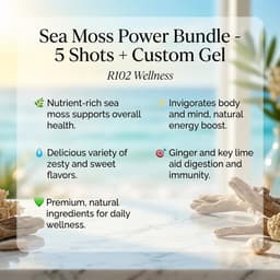 Sea Moss Power Bundle - 5 Shots + Custom Gel-4