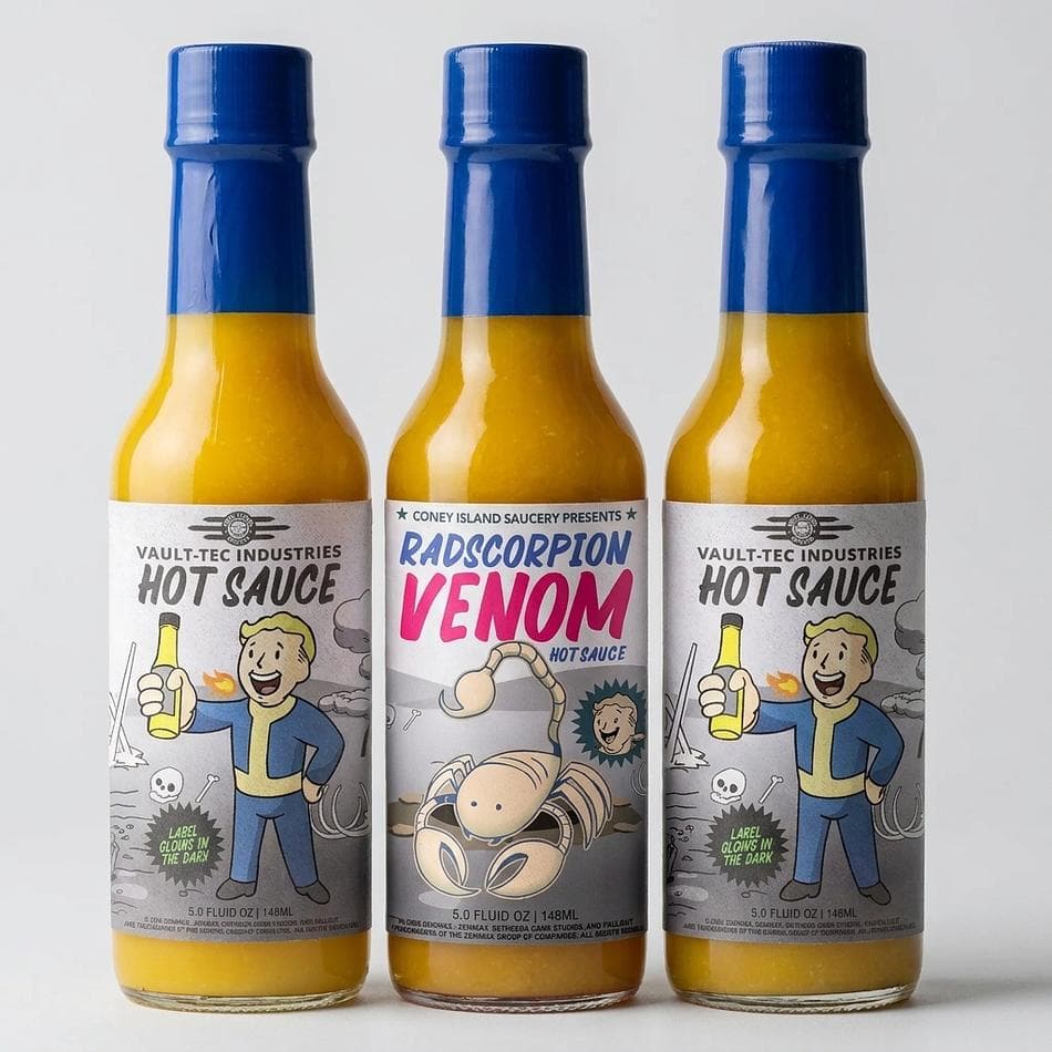 Hot Sauce Variety Pack, Scorpion Pepper + Pineapple Habanero + Louisiana Garlic, Gift Set, 3-Pack Bottles