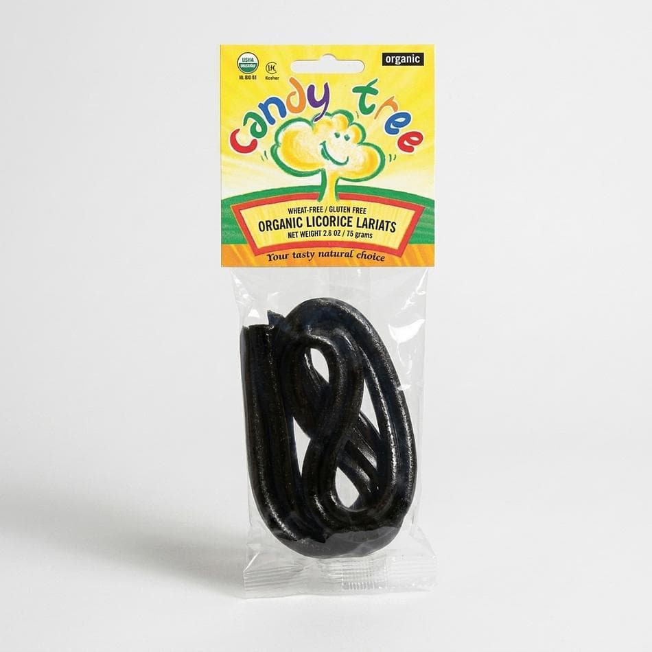Organic Black Licorice Ropes, Licorice Extract & Anise, Vegan Gluten-Free Candy, 2.6 oz Bag