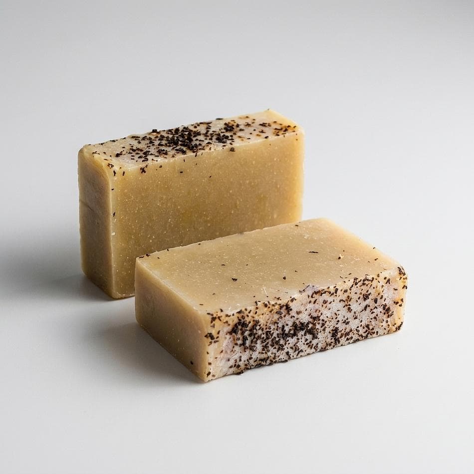 Eucalyptus Bar Soap, Coconut Oil & Shea Butter, Cooling Refreshing Cleanse, 4 oz Handmade Vegan Bar