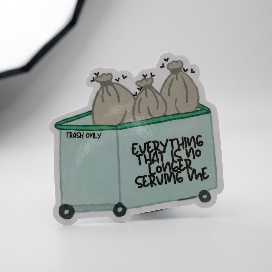 Removable Waterproof Vinyl Sticker, Classic White, Dishwasher Safe, Weatherproof Decal, 4x4 in