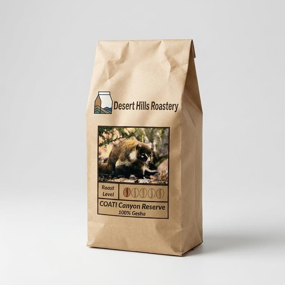 Gesha Coffee Beans, Ethiopia Gori Gesha, Light Roast, Floral & Gentle Cup, 12 oz Whole Bean