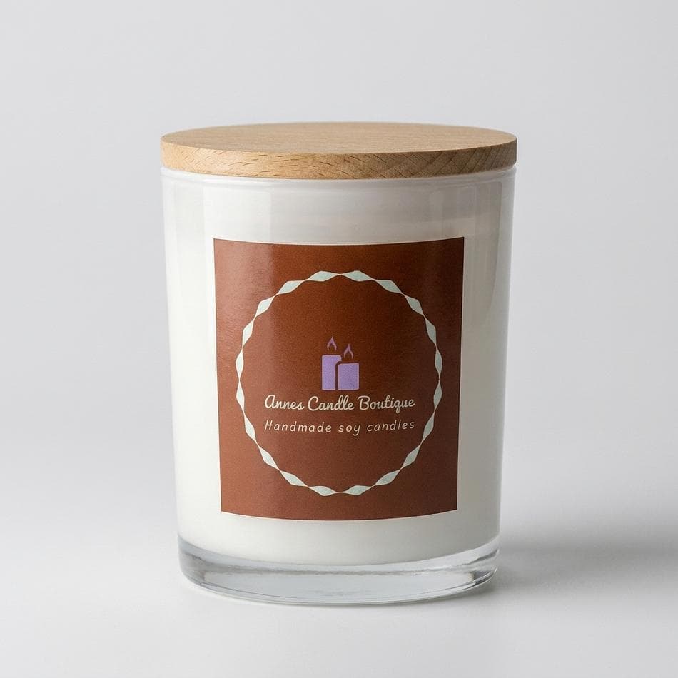 Vanilla Brûlée Scented Candle, Creamy Vanilla & Caramelized Sugar, Cozy Bakery Aroma, 11 oz Jar Candle