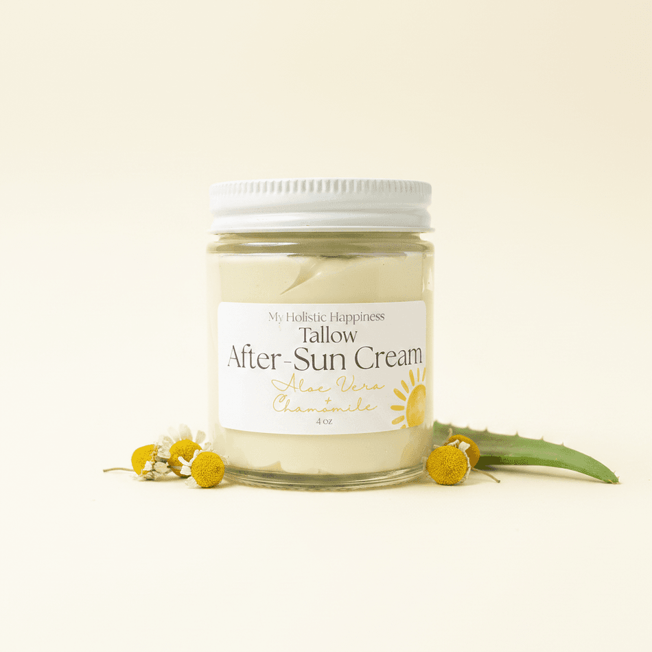 Tallow After-Sun Cream with Aloe Vera Natural Sunburn Relief