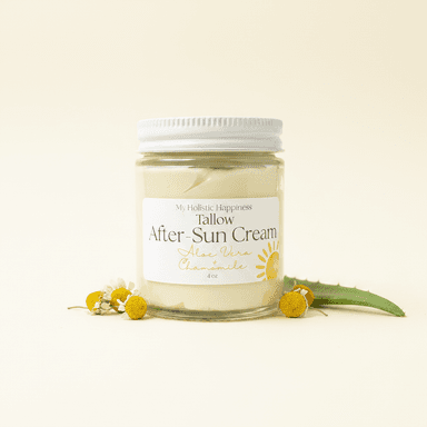 Tallow After-Sun Cream with Aloe Vera Natural Sunburn Relief