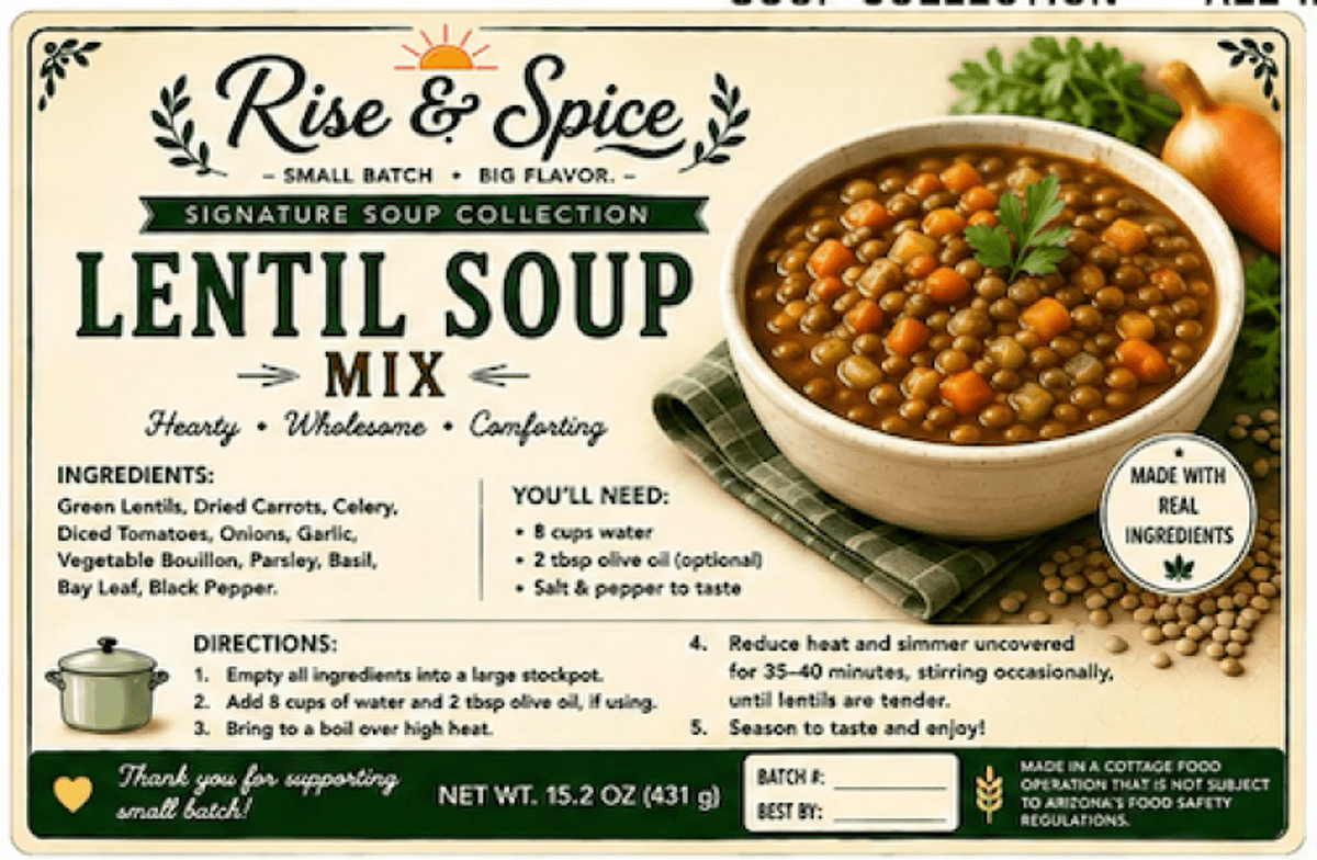 Lentil Soup Mix