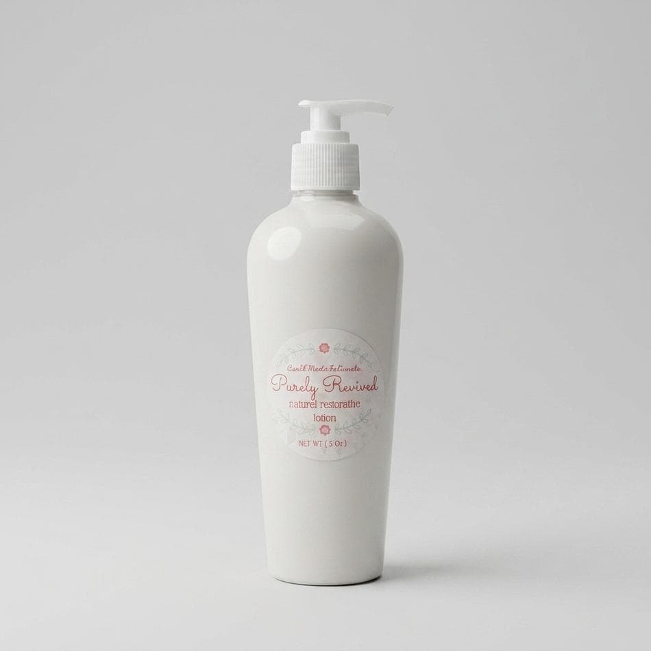 Natural Body Lotion, Shea Butter & Sweet Almond Oil, Deep Hydration + Smoother Skin, 8 oz Pump