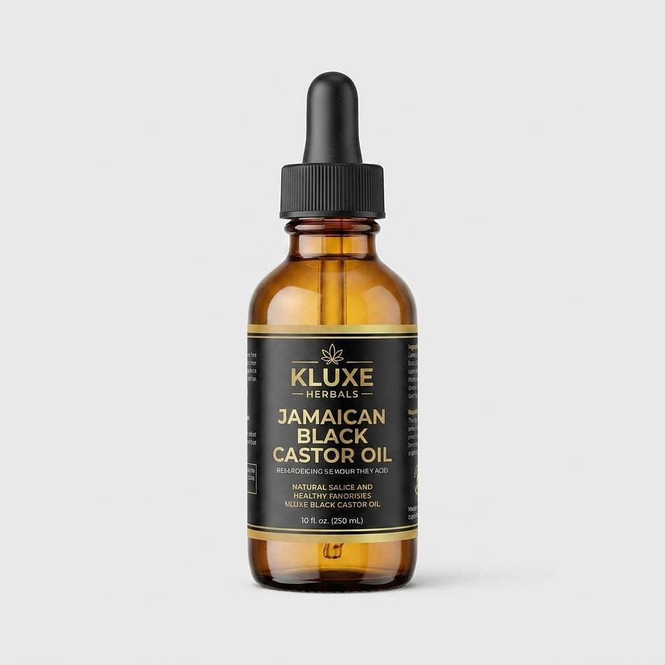 Jamaican Black Castor Oil, 100% Pure Refined Castor Oil, Hair & Scalp Growth Oil, Skin Moisture, 2 oz Bottle