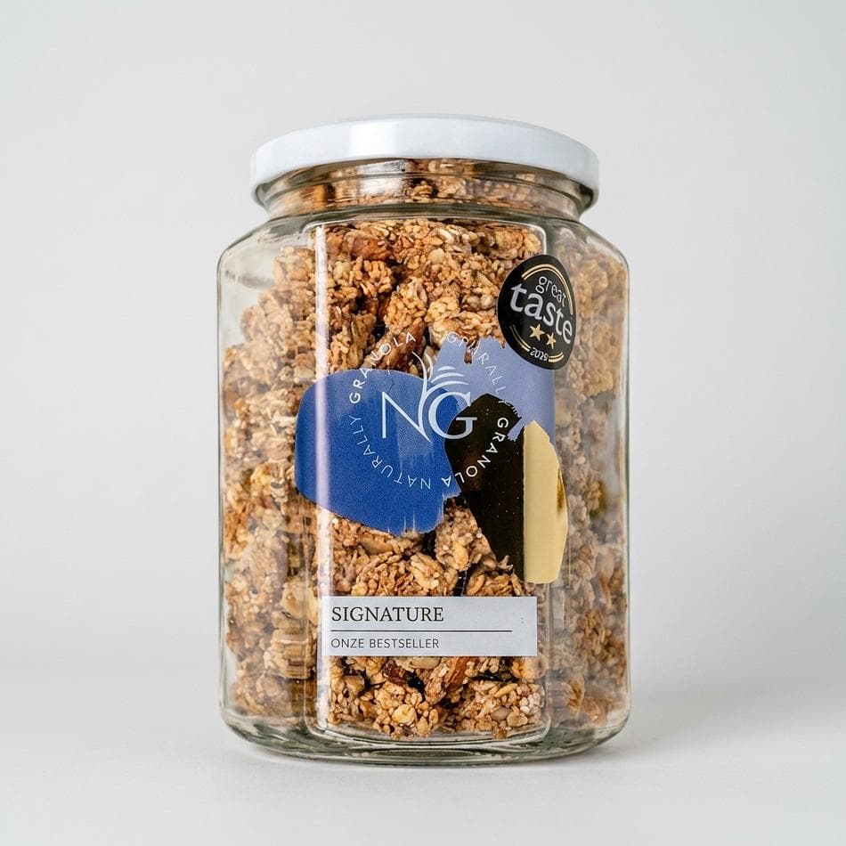 Chunky Granola Variety Box, Oats & Belgian Dark Chocolate, Bakery-Style Crunch, 3-Pack + Free Mini Sample