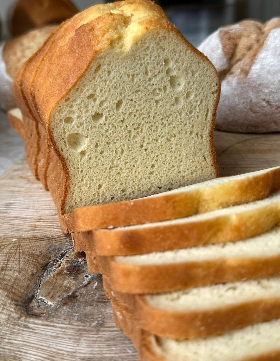 Grain-Free  Butter Top  Sandwich Loaf | Made with Organic Cassava & Organic Coconut Flour | ✓ Organic Ingredients | ✓ Grain-Free & Gluten-Free | Pre-Sliced | 2 Pack
