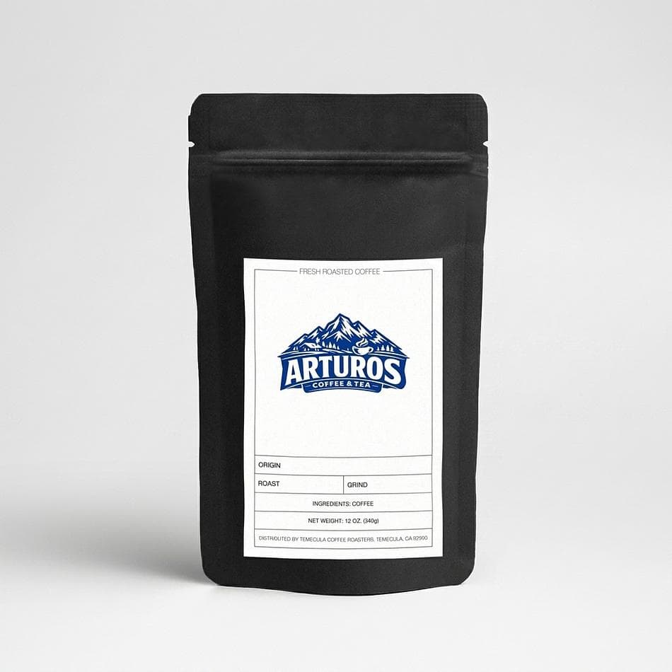 Medium Roast Coffee Blend, Southeast Asia Beans, Herbal Notes, Heavy Body, 12 oz Bag (Espresso/Whole Bean)