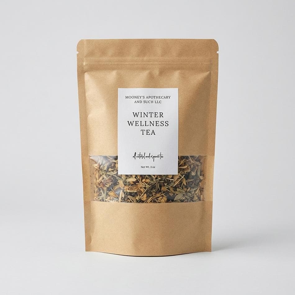 Herbal Wellness Tea, Eleuthero Root & Elderberry with Ginger, Cinnamon & Rosehips, Immune Support, Loose Blend, 3 oz