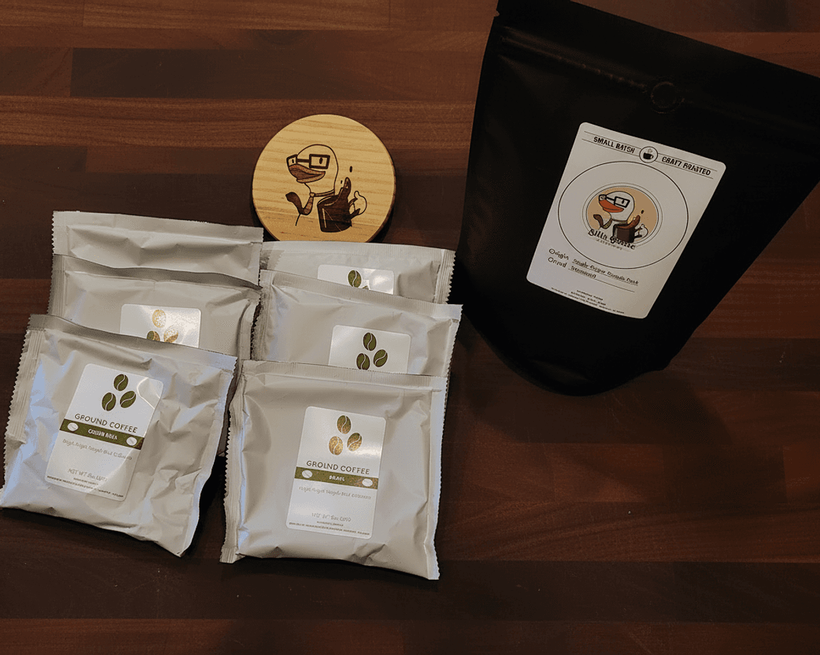 Best Sellers Coffee Blends Sample Variety Pack, Single Origin, Try Before You Commit, 6 x 2oz (12oz Total). Standard Grind.
