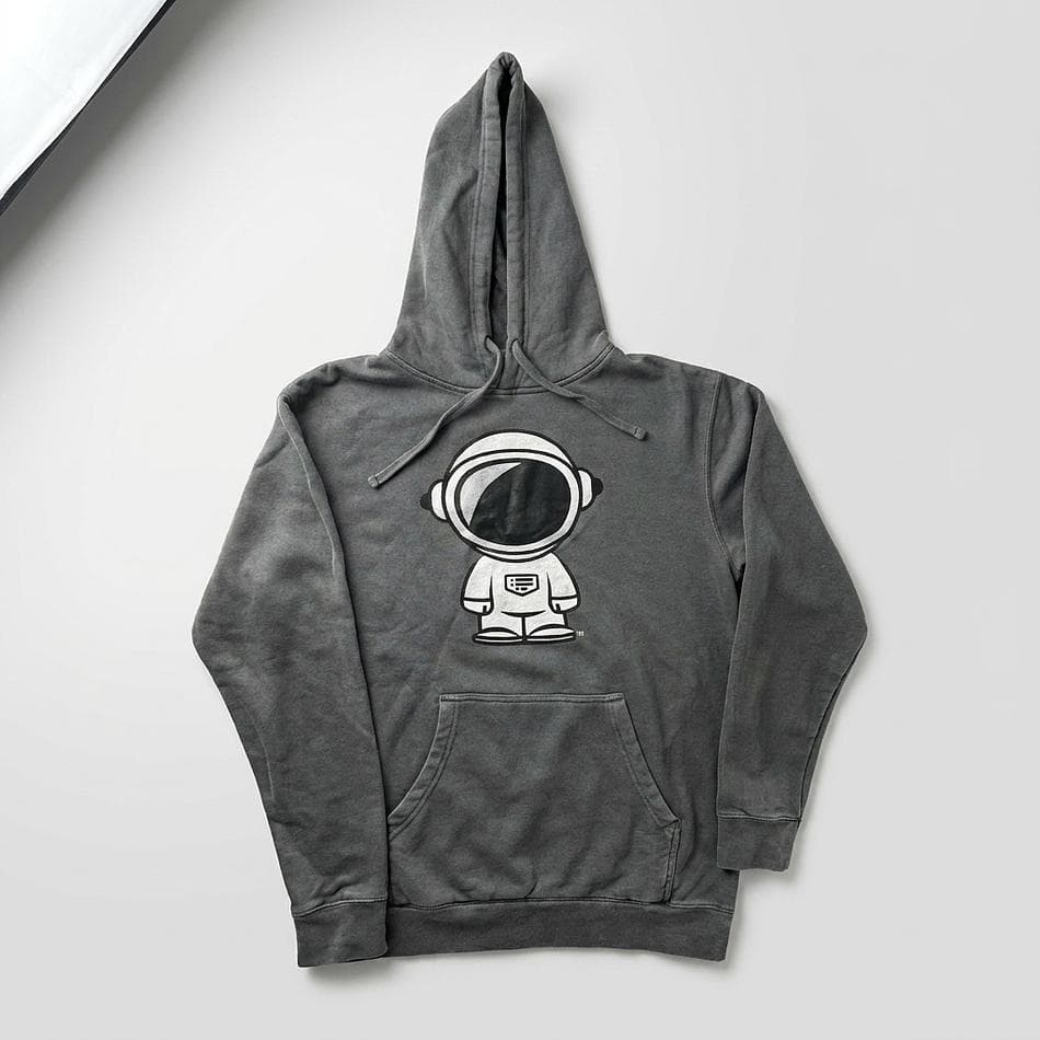 Unisex Pullover Hoodie, 80/20 Cotton-Poly Fleece, Cozy Everyday Warmth, Heather Black, Adult Large