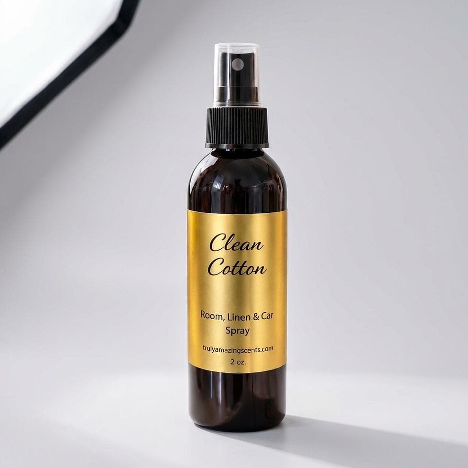 Room & Linen Spray, Lemon & Cotton Blossom, Odor Eliminating Fresh Clean Scent, 2 oz/4 oz Mist