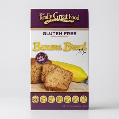 Gluten-Free Banana Bread Mix, Vegan & Allergen-Friendly, Moist Homemade Taste, 1 Box