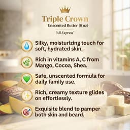 Triple Crown Unscented Butter (8 oz)-4