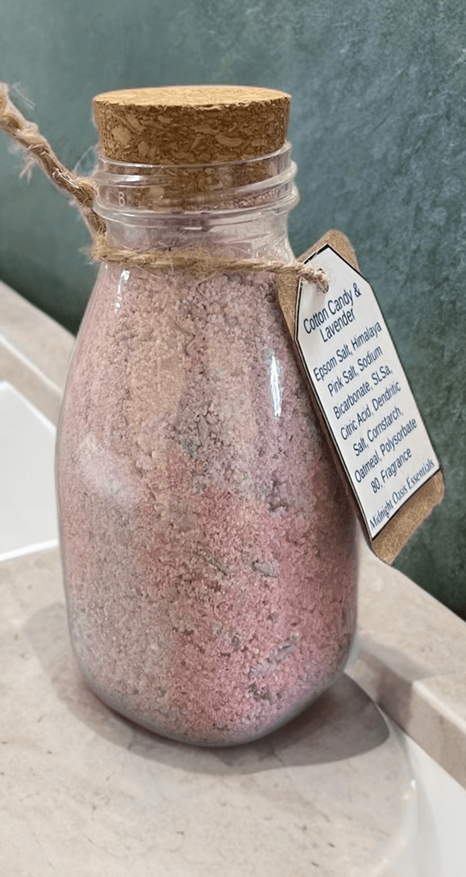 Cotton Candy & Lavender Soaking Salts