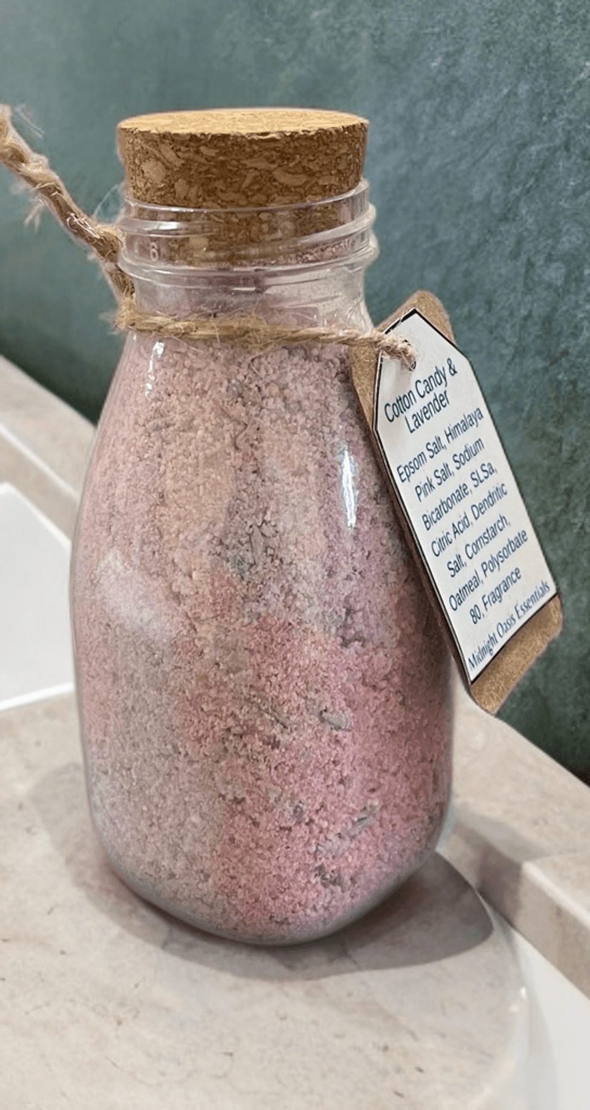 Cotton Candy & Lavender Soaking Salts - Image 1