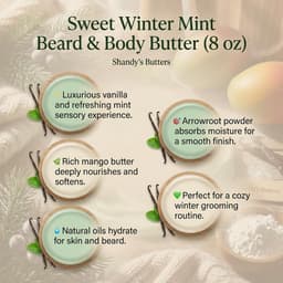 Sweet Winter Mint Beard & Body Butter(8 oz)-3