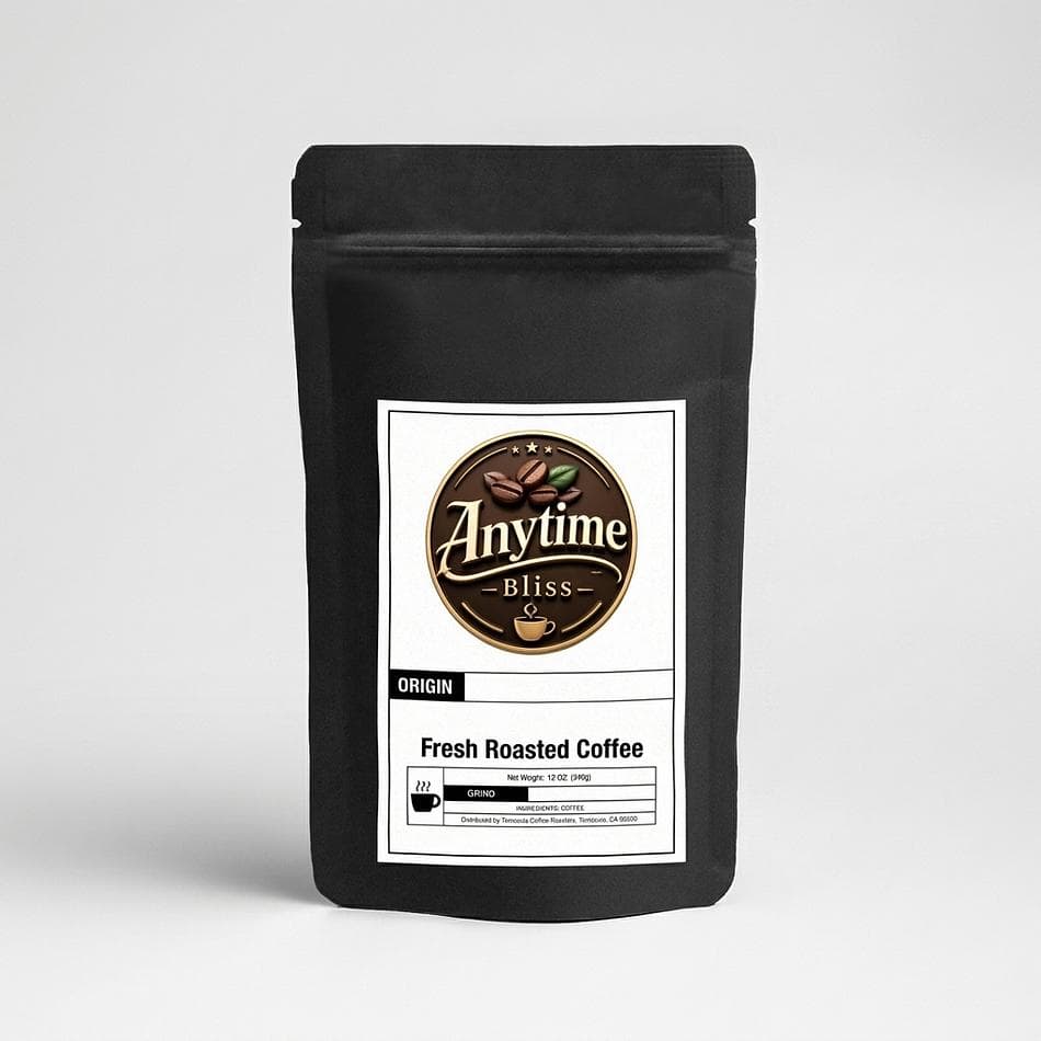 Medium-Dark Roast Coffee Blend, Latin American Beans, Nutty Cocoa Notes, Low Acid Smooth Cup, 12 oz Bag (Whole Bean or Ground)