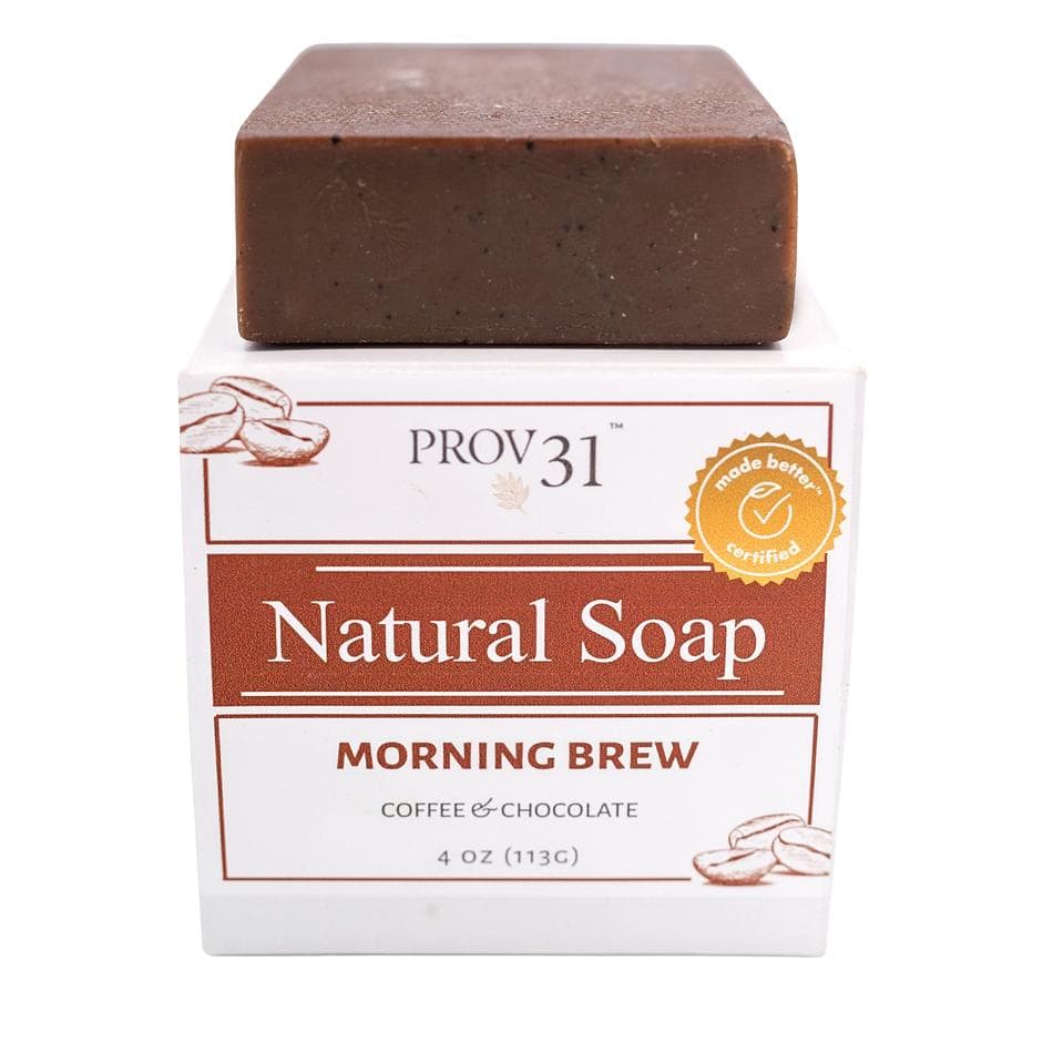 Natural Bar Soap, Coffee Essential Oils, 4 oz