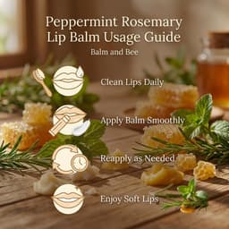 Peppermint Rosemary Lip Balm-5