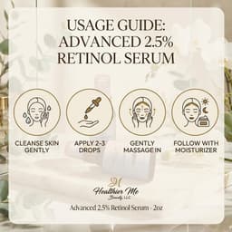 Advanced 2.5% Retinol Serum - 2oz-3