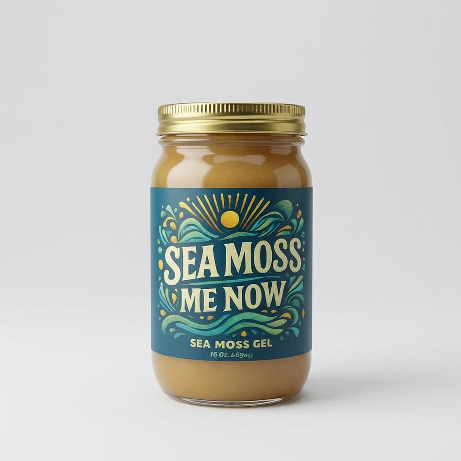Fruit-Infused Sea Moss Gel, Wildcrafted Sea Moss, Immune & Digestive Support, 8 oz Jar (Multiple Flavors)