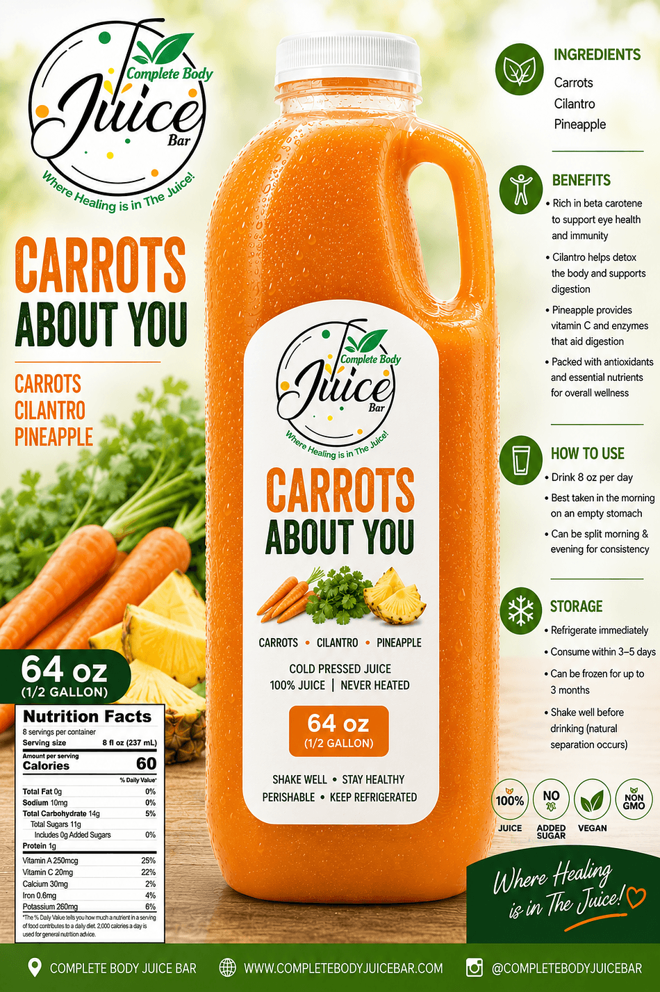 Carrots About You - 64oz