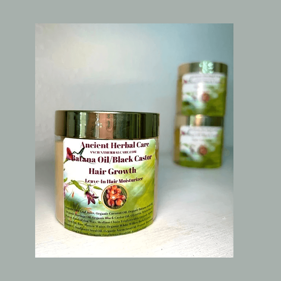 Leave-In Hair Conditioner, Batana (Ojon) Oil & Black Castor Oil, Deep Hydration & Softness, 8 oz