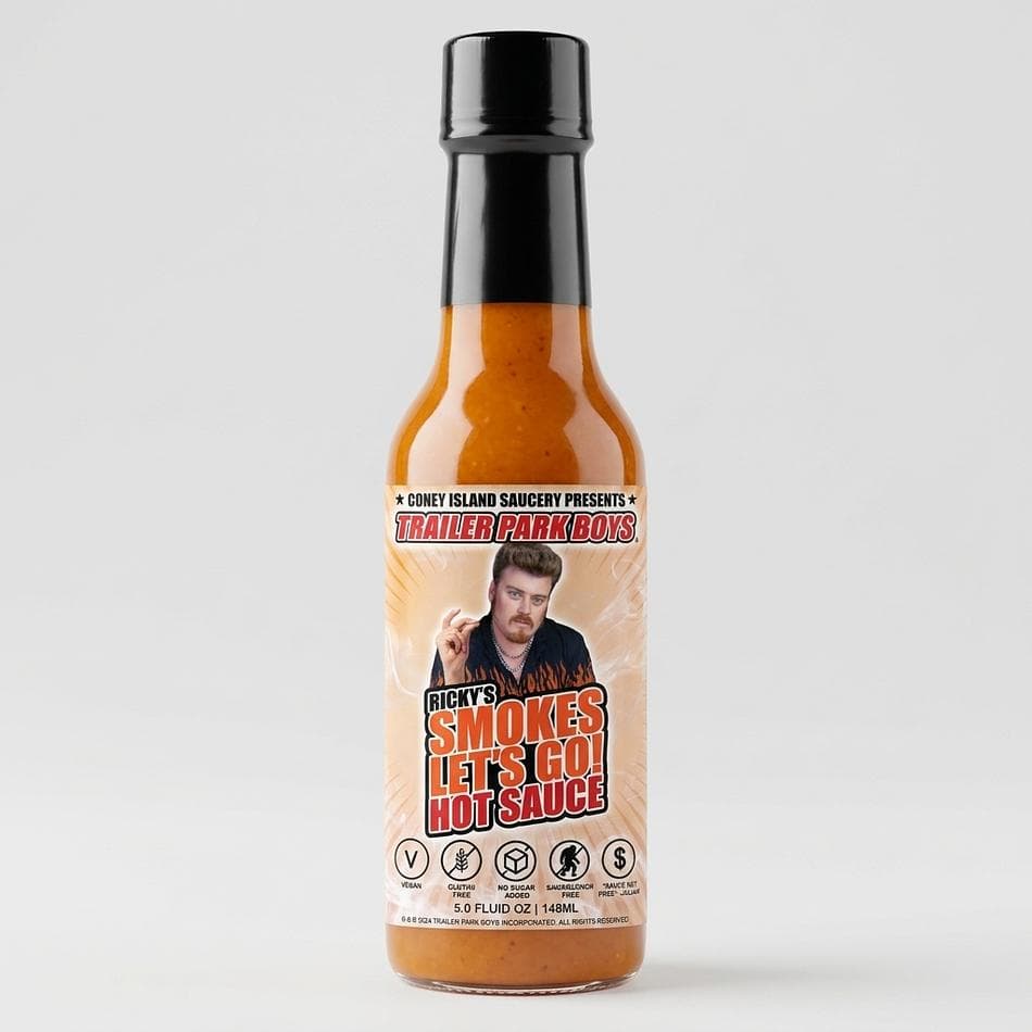 Smoky Hot Sauce, Scotch Bonnet & Chipotle, Mesquite Smoke Flavor, Vegan No Sugar Added, 5 oz Bottle