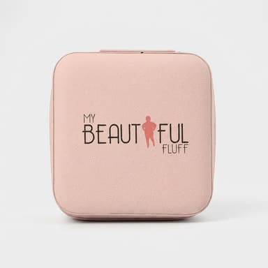 Travel Jewelry Case, PU Leather, Tangle-Free Necklace Hooks & Ring Rolls, Compact Organizer, 4" x 4" x 2"