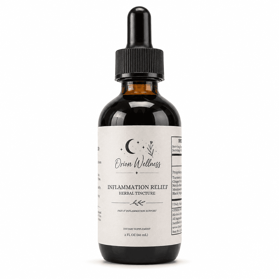 Inflammation Relief Herbal Tincture — 2 oz