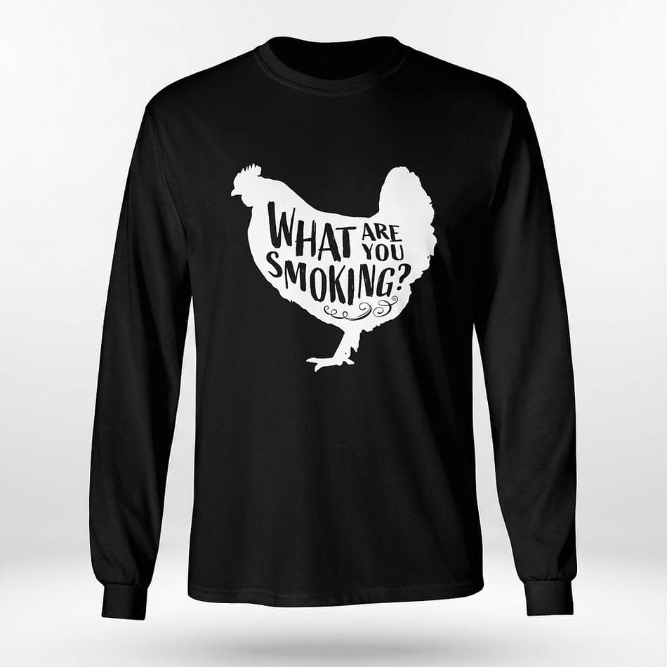 BBQ Long Sleeve T-Shirt, Chicken Graphic, Pitmaster Smoker Joke, Unisex Fit, Gift for Grilling Fans