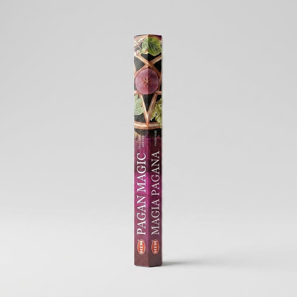 Pagan Magic Incense Sticks, HEM Hexagon Pack, Relaxation & Meditation Aroma, 20 Sticks
