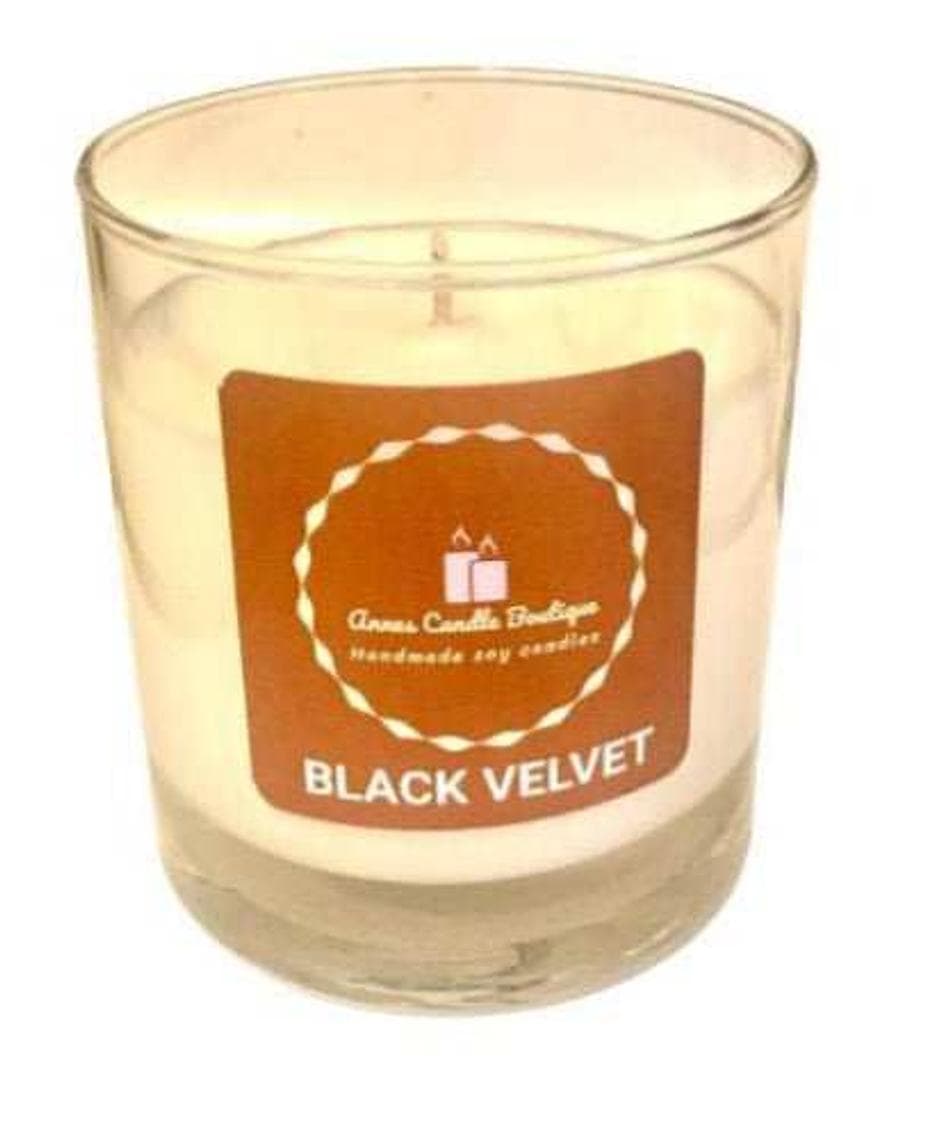 Black Velvet Scented Jar Candle, Lemon Bergamot Lavender, Tonka & Vanilla Amber, Sandalwood Incense Musk, 11 oz