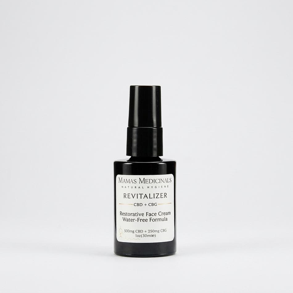Waterless CBD + CBG Face Cream, Cupuaçu Murumuru Ucuuba Butters, Barrier Repair Night Moisturizer, 30 mL