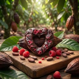 Raspberry 75% Solomon Islands Heart-1