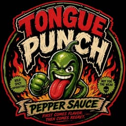 Tongue punch pepper sauce