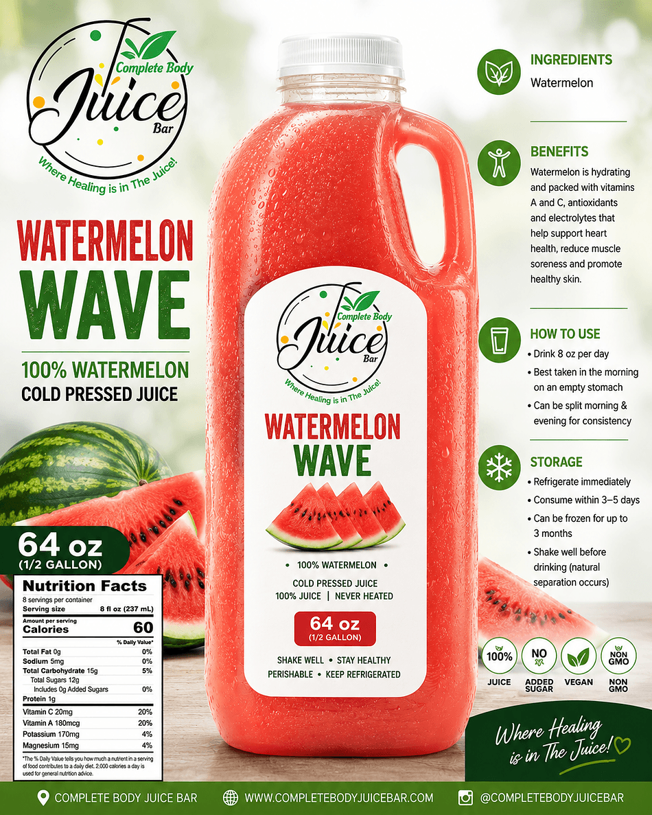 Watermelon Wave Juice-64 oz