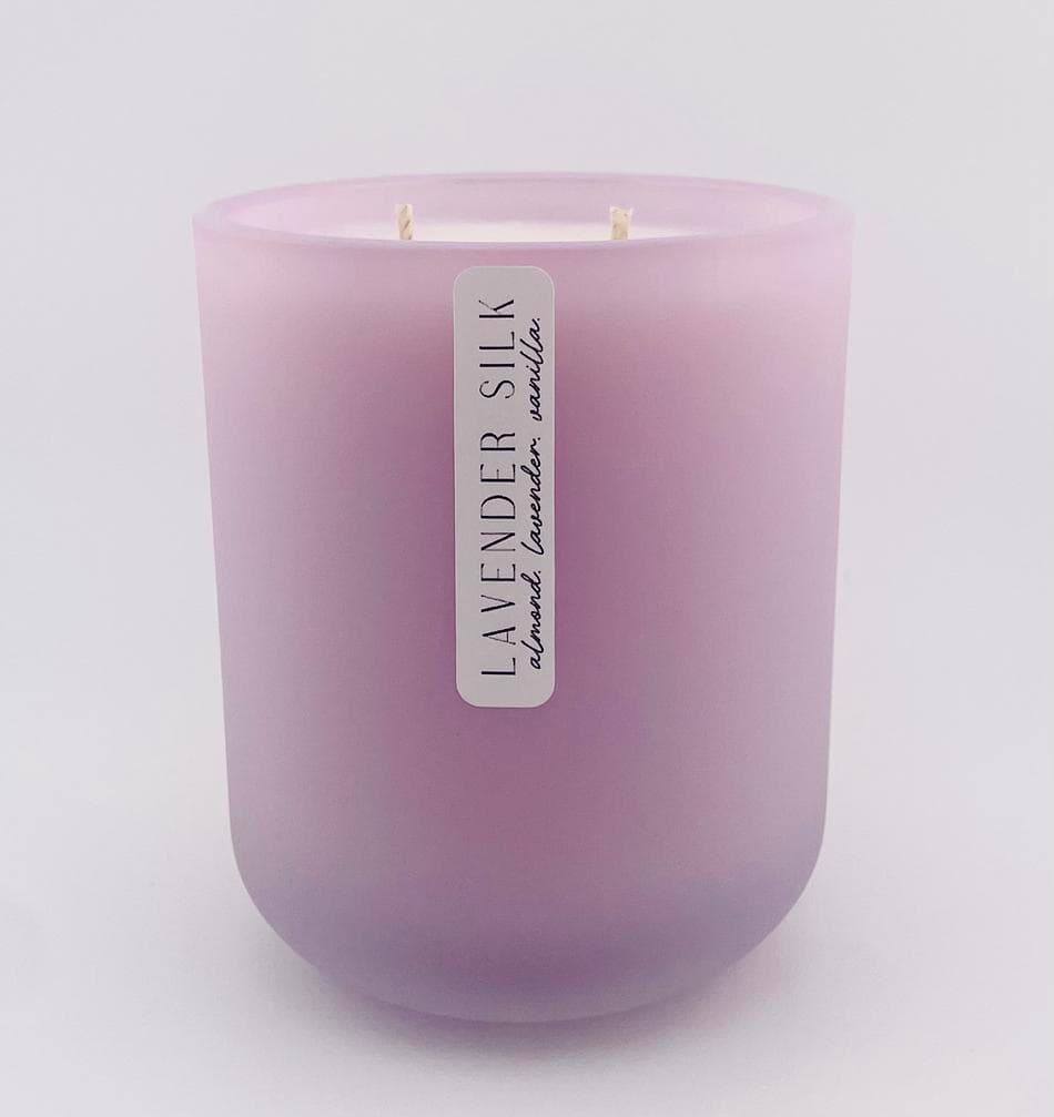 LAVENDER SILK | 15oz. Soy Candle | Almond. Lavender. Vanilla.